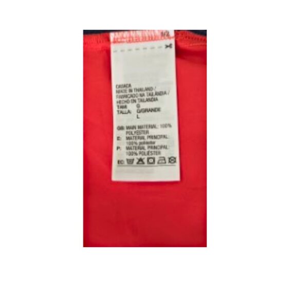 ✨ Adidas Climalite Lightweight Running Jacket  Women’s Size L Coral Red Preowned - Picture 4 of 5